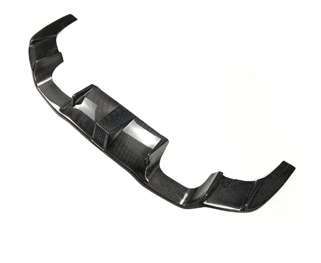 BMW F87 M2 Competition Carbon Fiber Rear Diffuser with LED