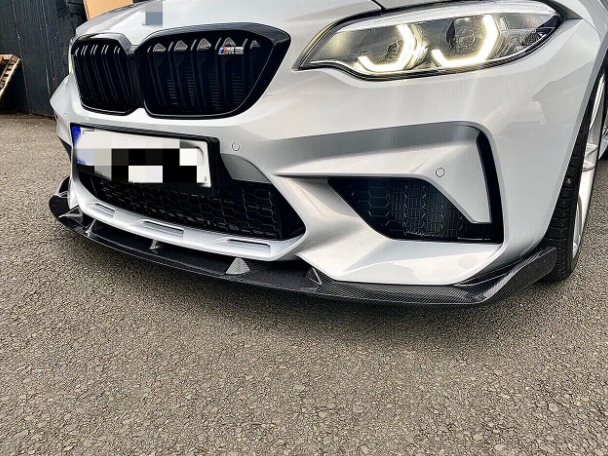 BMW M2 Competition F87 Carbon Fiber Front Splitter Lip