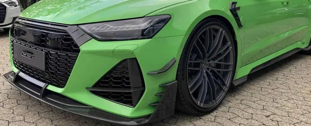 Audi RS6/RS7 C8 Przedni Splitter z Włókna Węglowego Styl 1